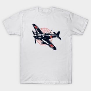 WWII Japanese Mitsubishi A6M Zero Fighter T-Shirt